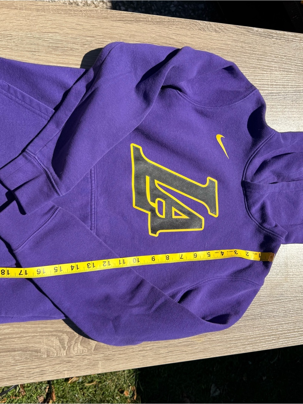 Nike Purple LA Lakers Pullover with Yellow Accents